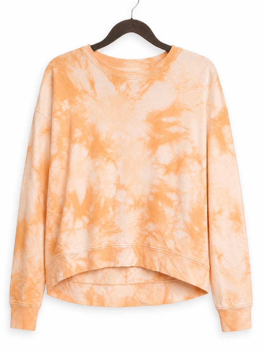 All In Motion Peach Orange Tie Dye Pullover Sweatshirt XS Athleisure